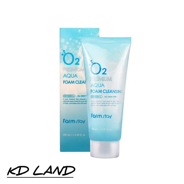 فوم شستشوی صورت Farm Stay O2 Premium Aqua Foam Cleansing