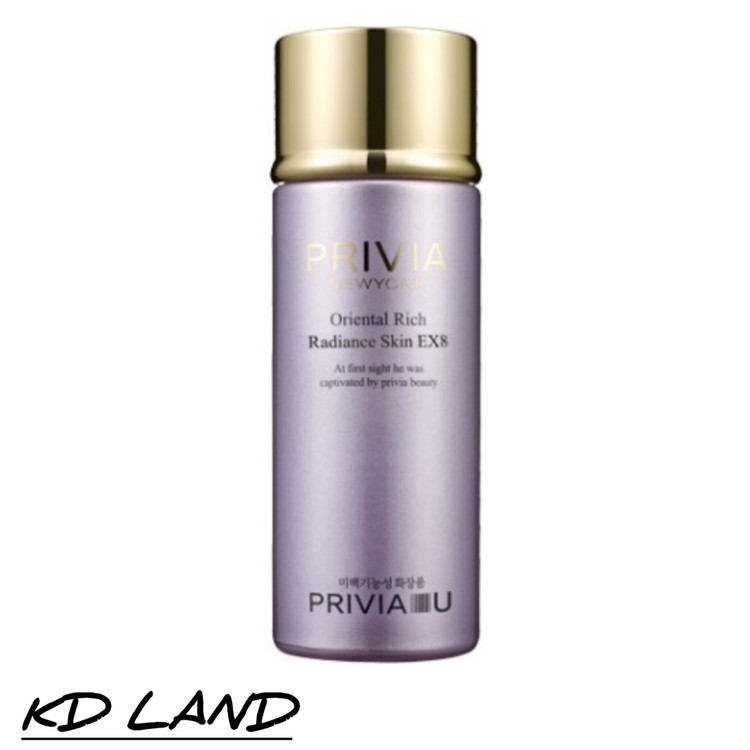 تونر درخشان کننده ی پریویا Privia Oriental Rich Radiance Skin EX8