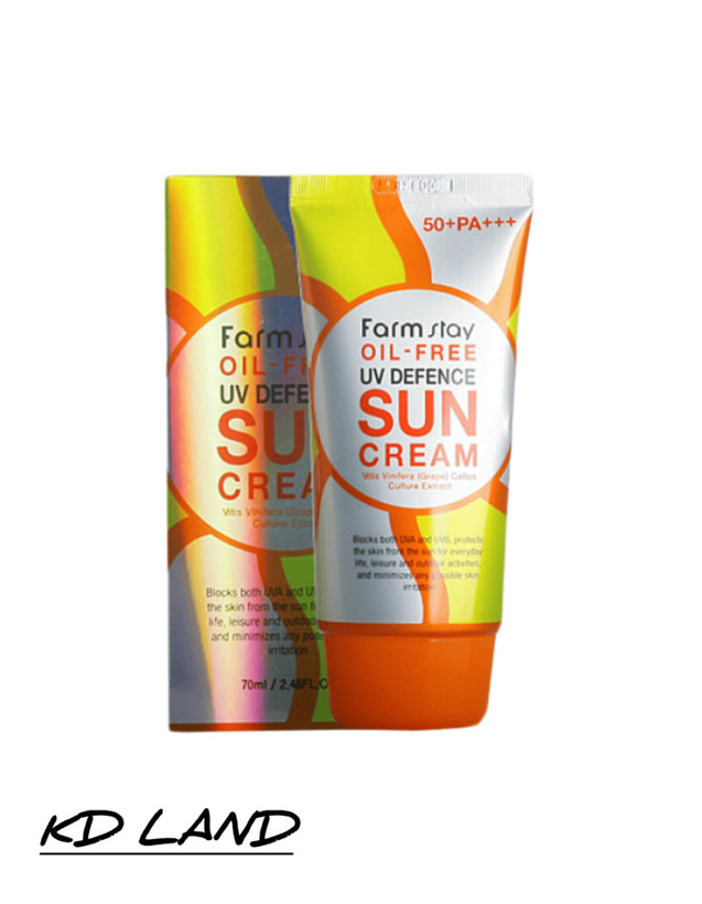 کرم ضد آفتاب اویل فری فارم استی ۷۰ ml | SPF50+ PA+++ | FarmStay