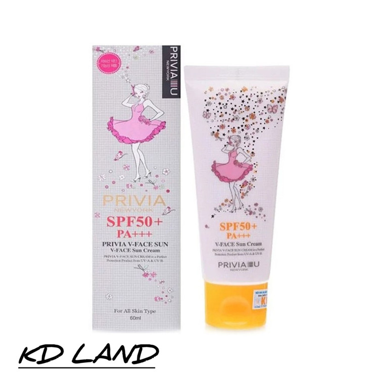 ضد آفتاب پریویا V-Face SPF50+ PA+++ | مناسب انواع پوست | ۶۰ میلیلیتر