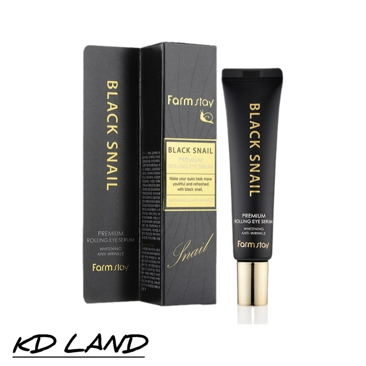 سرم رولی دور چشم فارم استیBlack Snail Premium Rolling Eye Serum
