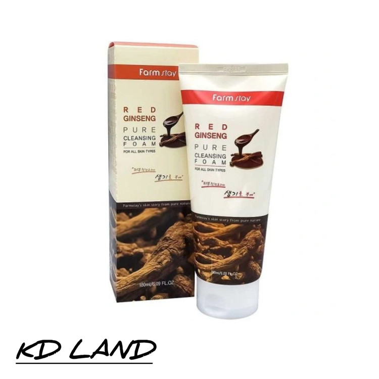 فوم شوینده ی با جنسینگ قرمزFarm Stay Red Ginseng Pure
