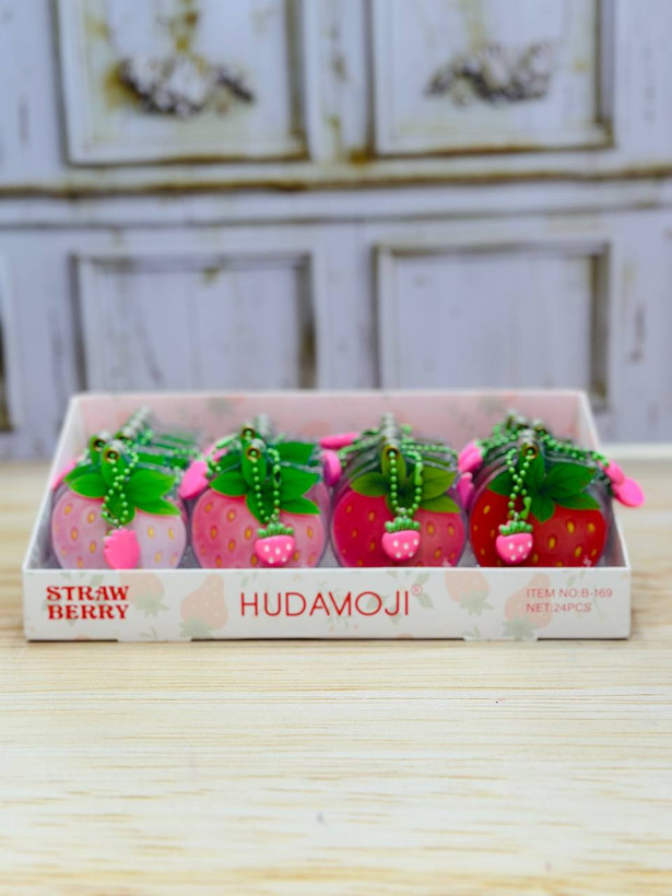 رژگونه طرح توت فرنگی برند هدی موجی | Huda Moji Strawberry Blush چهار رنگ