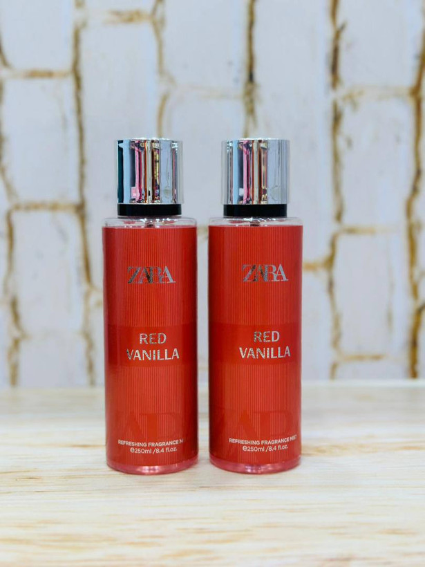 بادی اسپلش زارا مدل(RED VANILLA)Zara