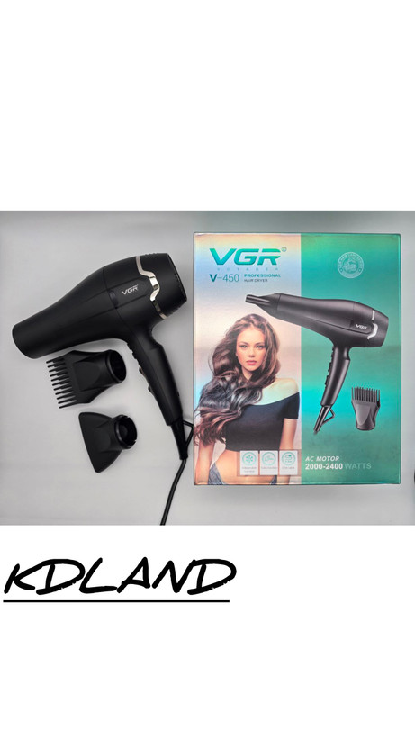 سشوار حرفهای VGR مدل V‑450 | خشککن سریع و حالتدهی حرفهای