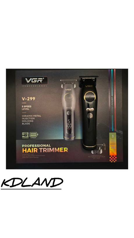 خرید ماشین اصلاح شارژی سر و صورت VGR مدل V‑299 | اصلاح دقیق و شارژی