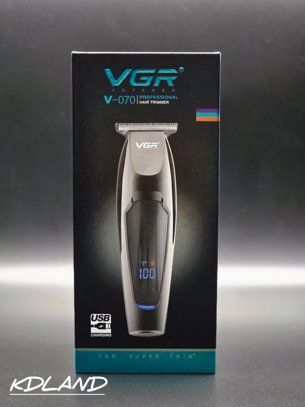 ماشین اصلاح خط زن وی جی آر مدل VGR-070 | خطزن شارژی حرفهای