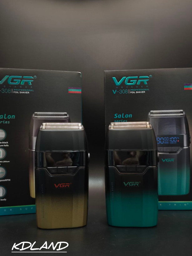 ماشین اصلاح موی سر و صورت وی جی آر مدل VGR-308 | شارژی و حرفهای