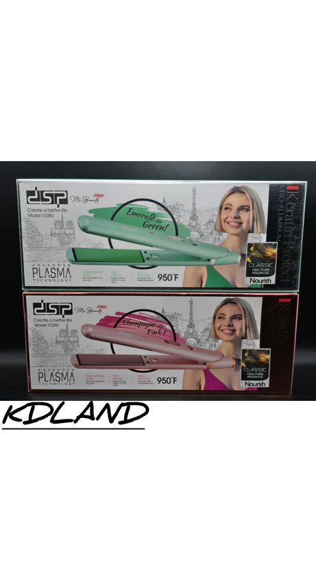 اتو مو کراتینه دی اس پی مدل 10380 DSP Pink | صافکننده و مراقبت از مو