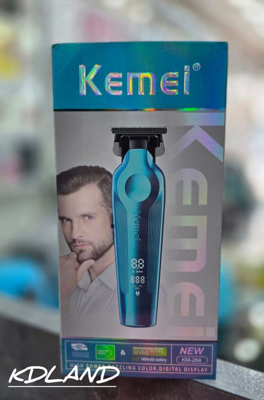 ماشین اصلاح سر و صورت کیمی مدل 264 kemei| اصلاح حرفهای با تیغه استیل دقیق