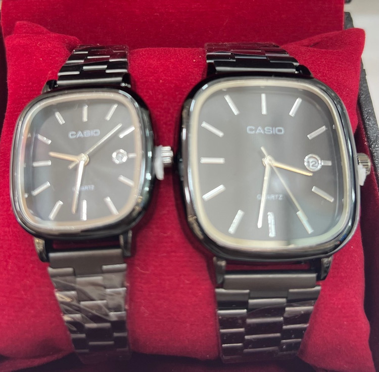 ساعت کاسیو اولد مانی زنانه ومردانه Casio -CG7887صفحه مشکی بند مشکی
