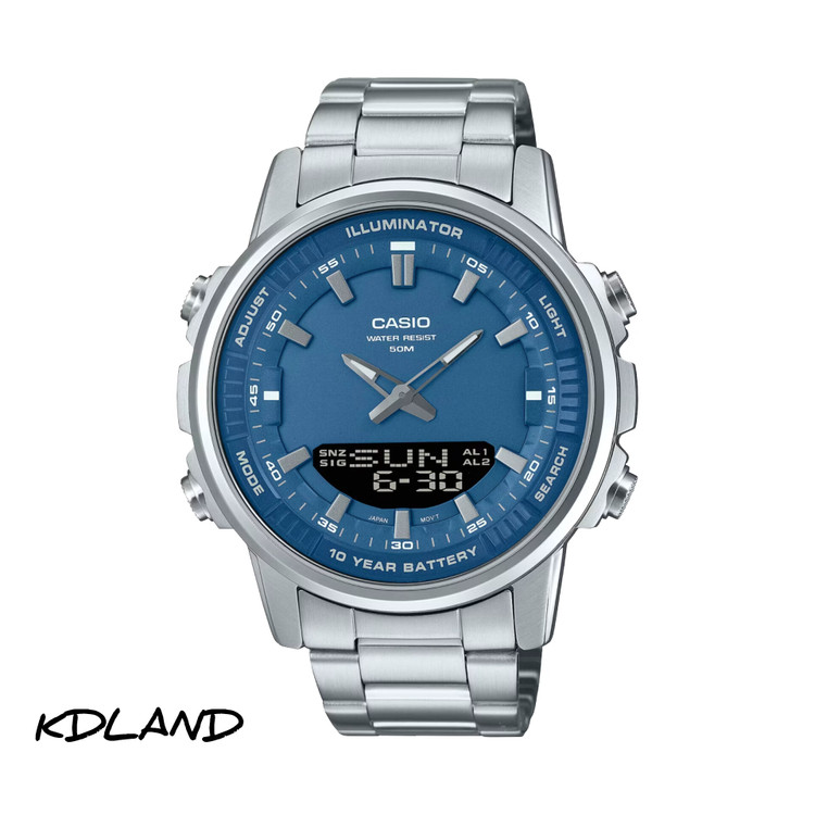 ساعت مچی مردانه کاسیو - CASIO AMW ۲۸۱-۸۸۰D | اصالت ژاپنی با ترکیب رنگی خاص و کارایی بالا