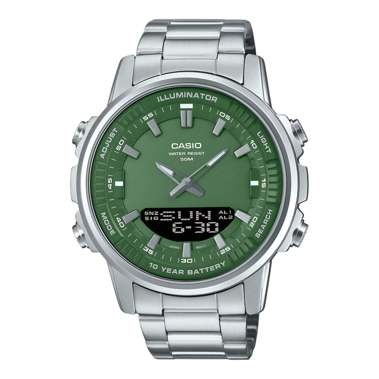 ساعت مچی مردانه کاسیو - CASIO AMW ۲۸۱-۸۸۰D | اصالت ژاپنی با ترکیب رنگی خاص و کارایی بالا