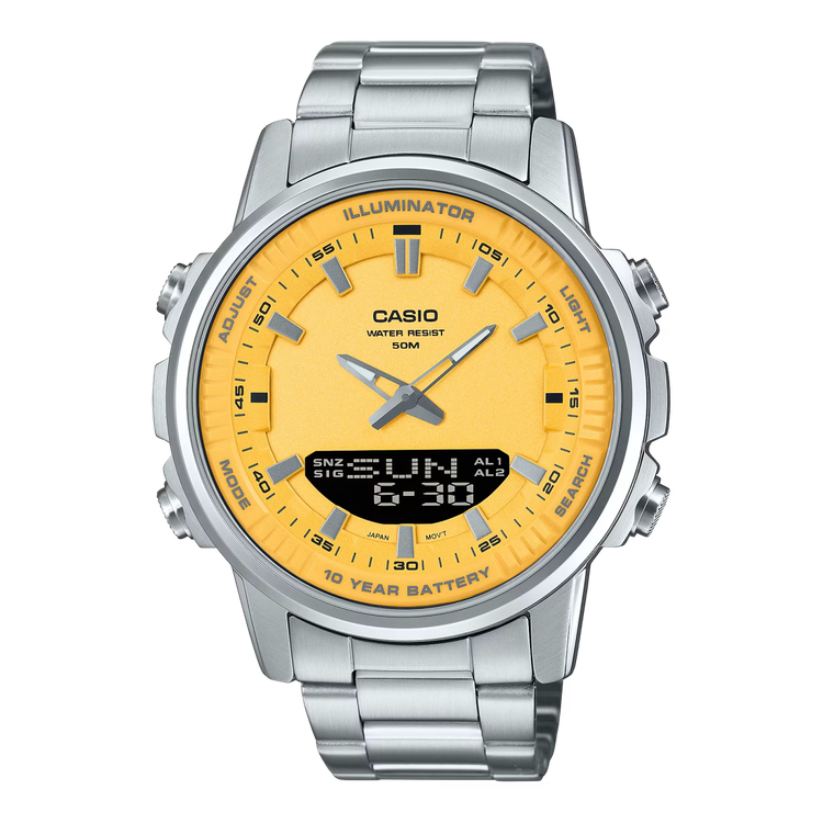 ساعت مچی مردانه کاسیو - CASIO AMW ۲۸۱-۸۸۰D | اصالت ژاپنی با ترکیب رنگی خاص و کارایی بالا