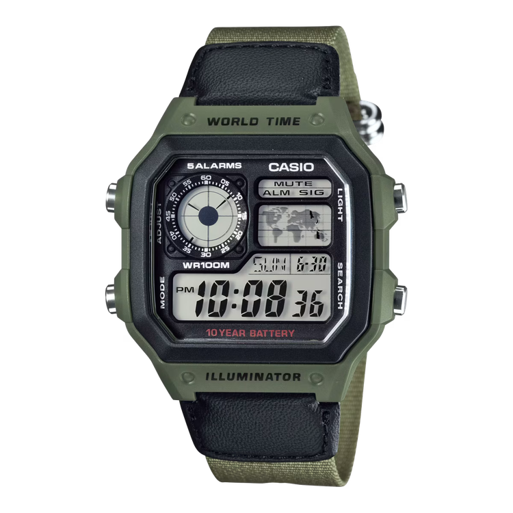 ساعت مچی کاسیو CASIO AE-1200WHB-1B