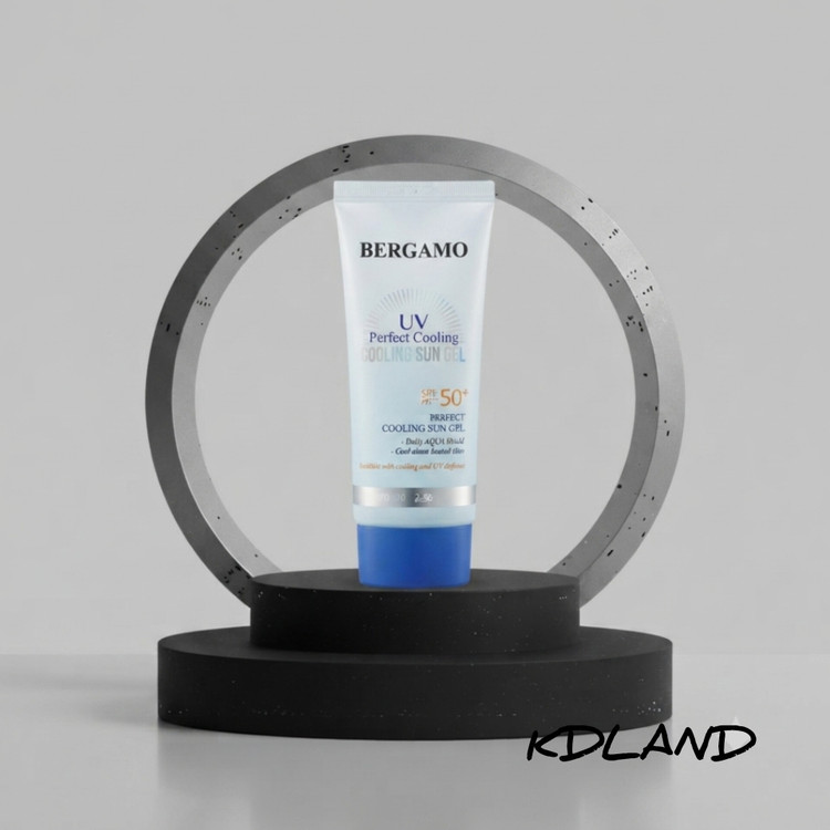 ژل ضدآفتاب خنککننده و آبرسان برگامو (Bergamo UV Perfect Cooling Sun Gel SPF50+/PA+++)