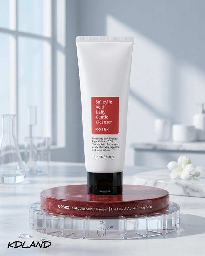 شوینده سالیسیلیک اسید کوزارکس مدل Salicylic Acid Daily Gentle Cleanser حجم ۱۵۰ میلیلیتر