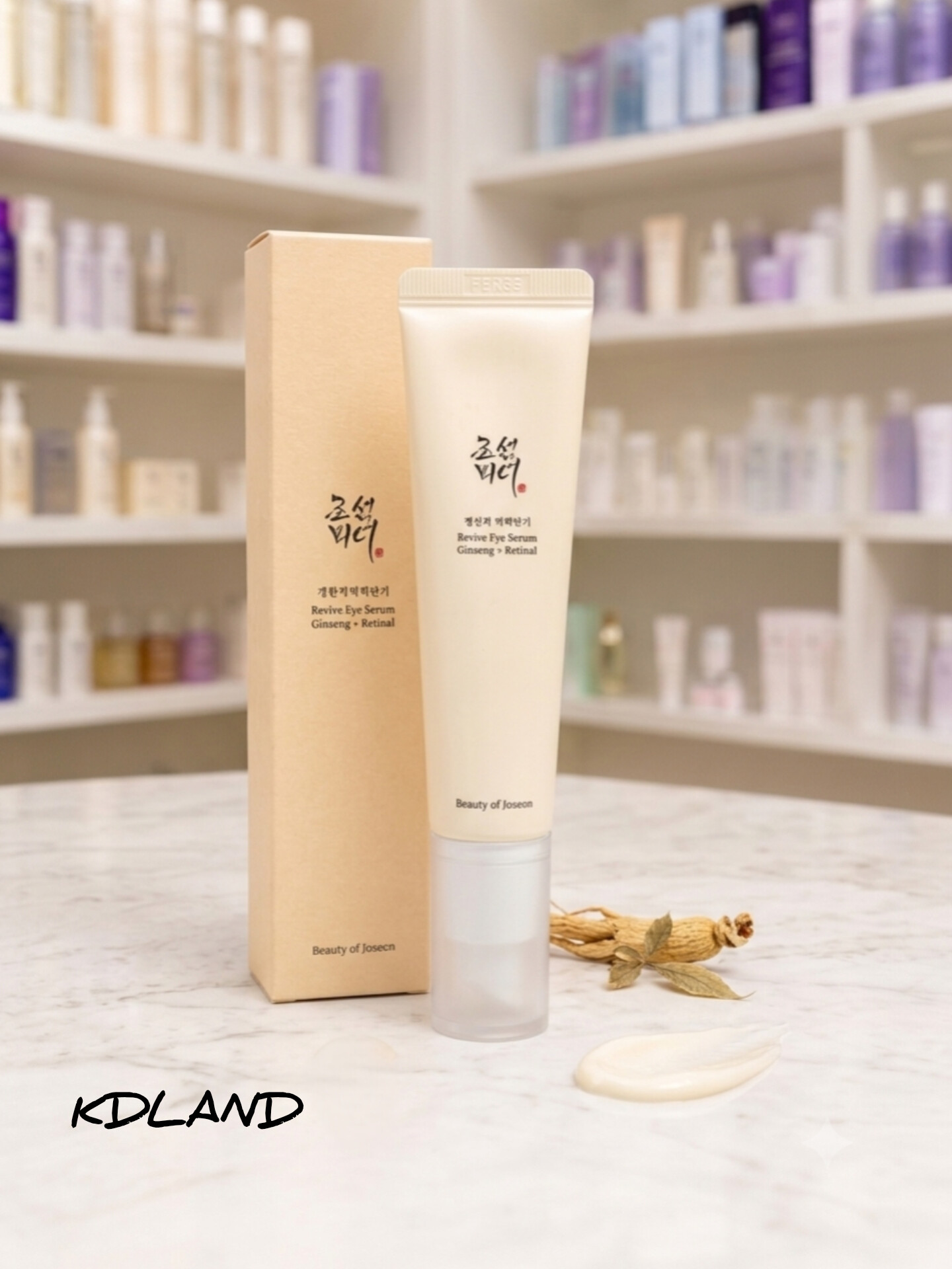 کرم (سرم) دور چشم بیوتی آف جوسان مدل ری‌وایو حاوی جینسینگ و رتینال (Beauty of Joseon Revive Eye Serum: Ginseng + Retinal)