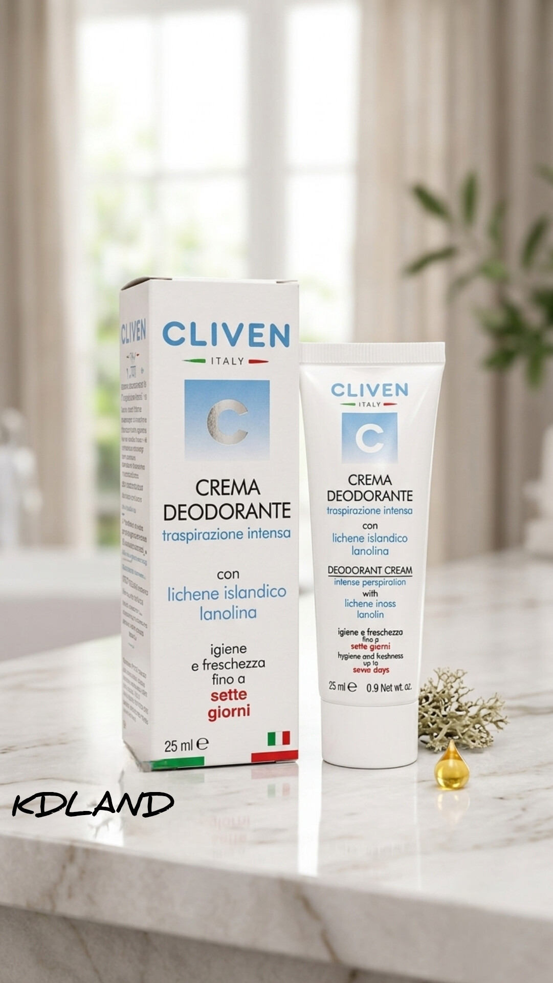کرم ضد تعریق 7 روزه کلیون (Cliven Deodorant Cream) - حجم 25 میلی‌لیتر