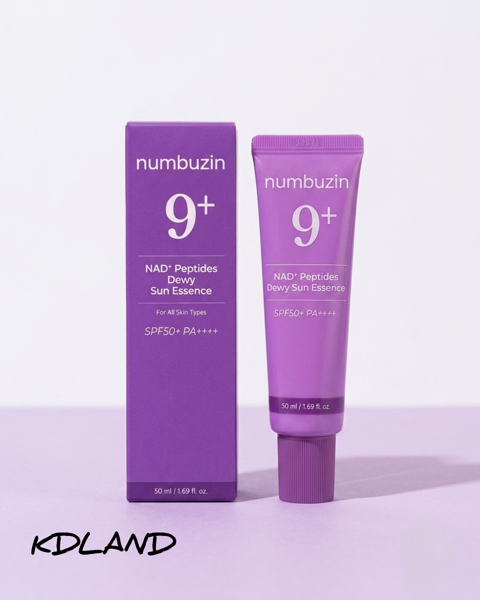 ضد آفتاب جوان‌ساز و آبرسان نامبوزین شماره +9 (Numbuzin No.9 NAD+ Peptides Dewy Sun Essence) | SPF50+ PA++++