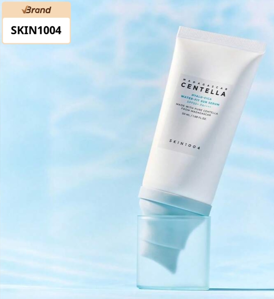 سرم ضد آفتاب آبرسان سنتلا اسکین ۱۰۰۴ مدل هیالو-سیکا (SKIN1004 Madagascar Centella Hyalu-Cica Water-Fit Sun Serum) | SPF50+ PA++++