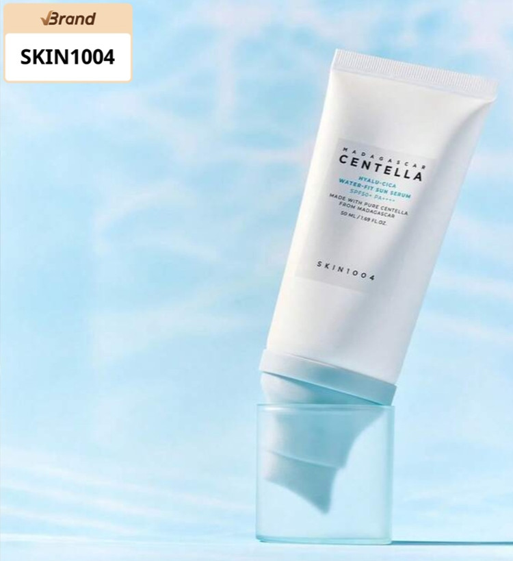 سرم ضد آفتاب آبرسان سنتلا اسکین ۱۰۰۴ مدل هیالو-سیکا (SKIN1004 Madagascar Centella Hyalu-Cica Water-Fit Sun Serum) | SPF50+ PA++++