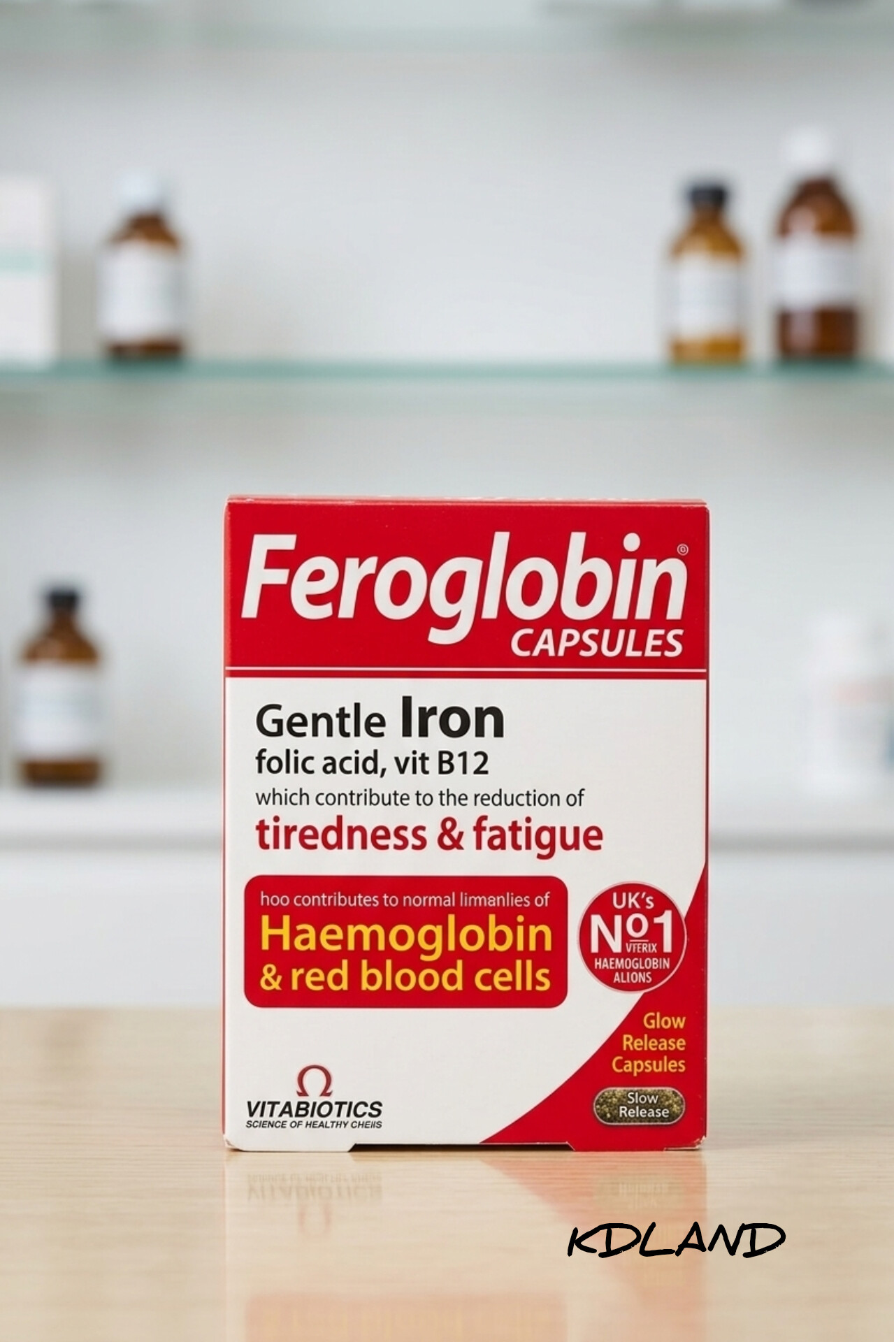 ​کپسول فریگلوبین ویتابیوتیکس (Feroglobin) | قرص آهن بدون