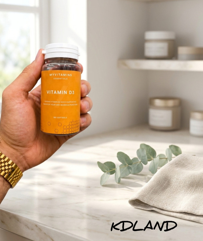 کپسول ویتامین D3 مای ویتامینز (Myvitamins Vitamin D3 1000 IU) | ۱۸۰ سافت ژل اصل انگلستان