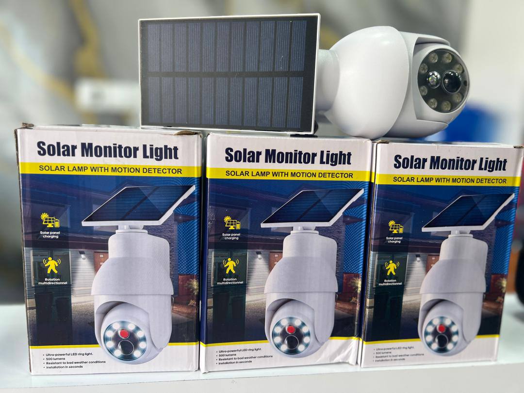 دوربین خورشیدی Solar Monitor Light | امنیت هوشمند بدون نیاز به برق