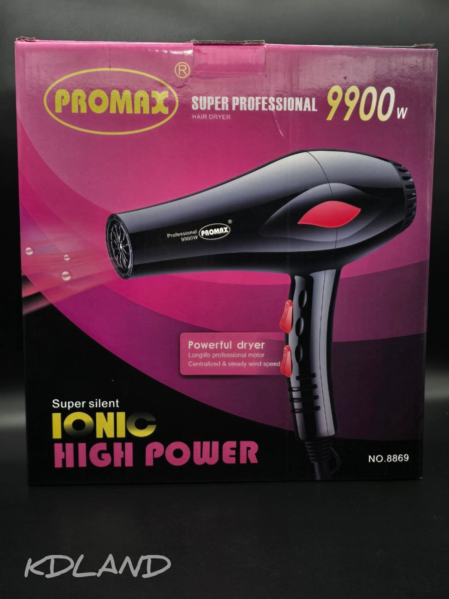 سشوار حرفه‌ای پرومکس مدل 8869 | Professional Hair Dryer
