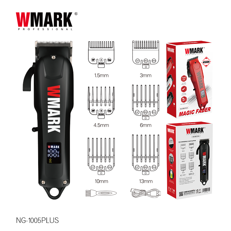خرید ماشین اصلاح دبلیو مارک NG-1005 PLUS | قیمت موزر حرفه‌ای WMARK 1005