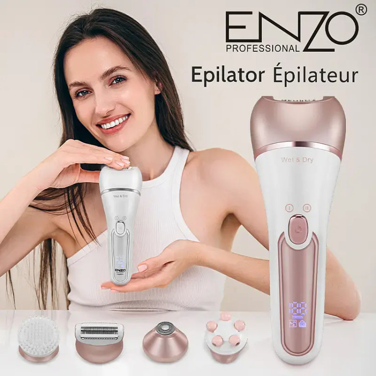 خرید اپیلاتور ۱۰ کاره انزو مدل EN-5842 | قیمت اپیلاتور Enzo 5842