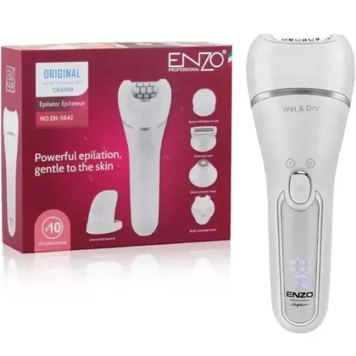 خرید اپیلاتور ۱۰ کاره انزو مدل EN-5842 | قیمت اپیلاتور Enzo 5842