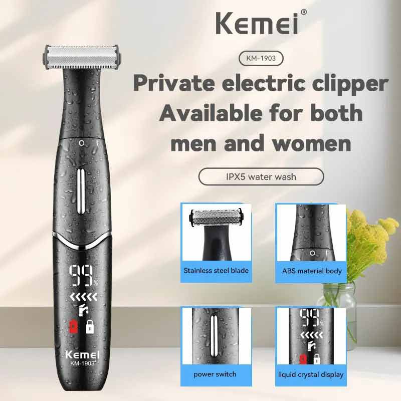خرید ماشین اصلاح بدن و صورت کیمی مدل KM-1903 | قیمت بادی گرومر Kemei KM-1903