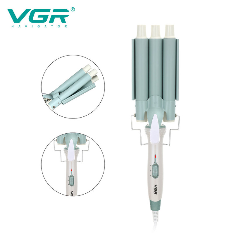 فرکننده مو وی جی آر VGR V-597 | فر کننده 5 شاخه سرامیکی با دمای 220 درجه