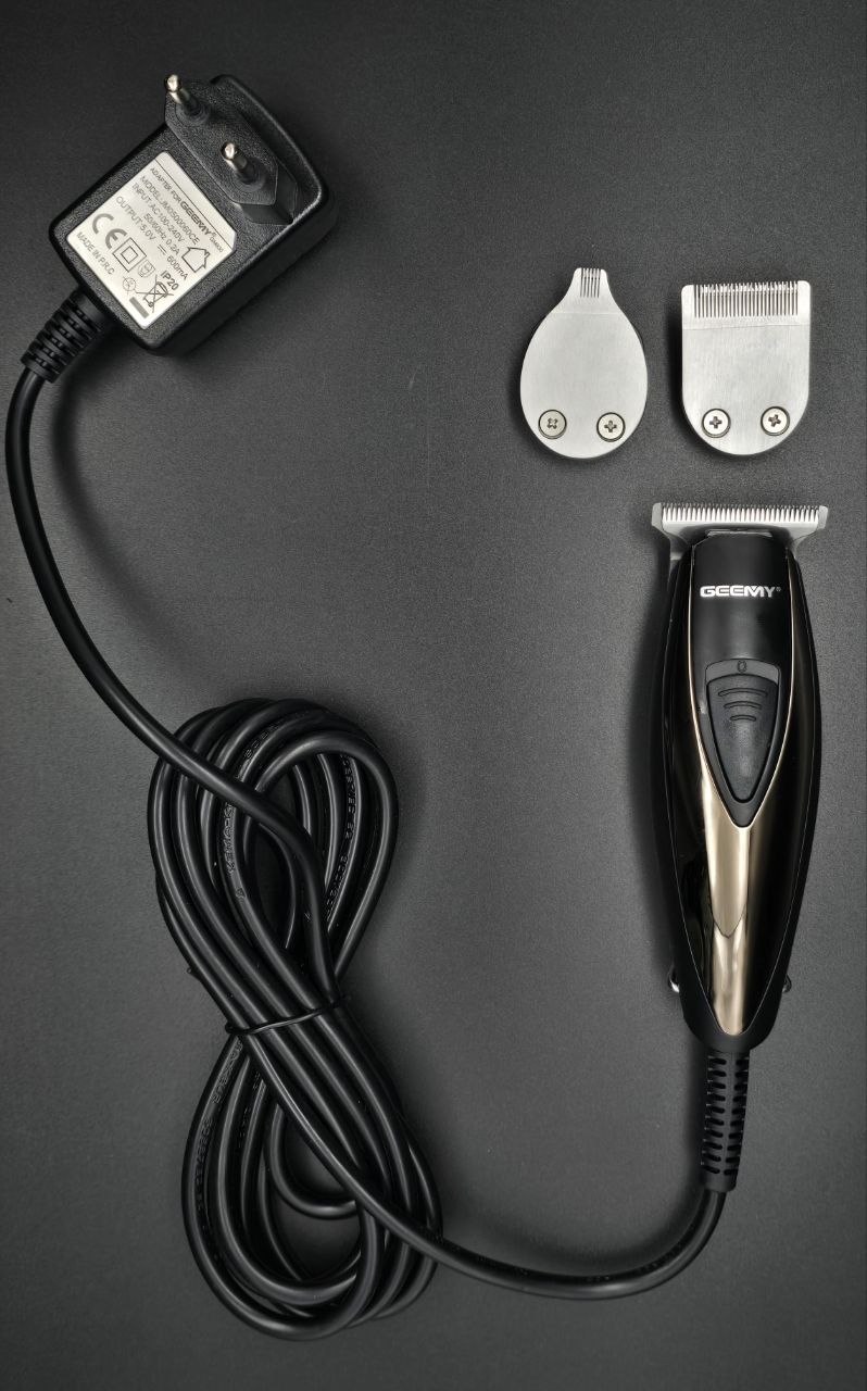 ماشین اصلاح موی سر و صورت جیمی مدل Geemy GM-830 | خط زن حرفه‌ای با تیغه استیل