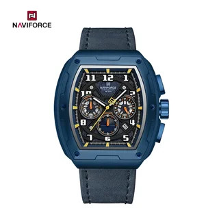 ساعت مچی مردانه کورنوگراف اسپرت سه موتوره برند نیو فورس nf 8053 bee