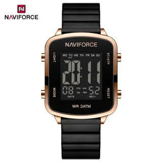 ساعت مچی مردانه نیویفورس اصل NAVIFORCE NF5058 | دیجیتال بند استیل