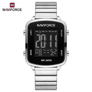 ساعت مچی مردانه نیویفورس اصل NAVIFORCE NF5058 | دیجیتال بند استیل