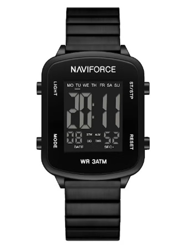 ساعت مچی مردانه نیویفورس اصل NAVIFORCE NF5058 | دیجیتال بند استیل