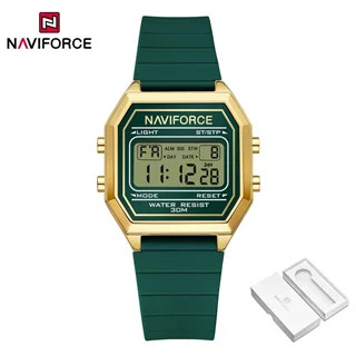 ساعت مچی زنانه نیویفورس اصل NAVIFORCE NF5063 | ساعت دیجیتال زنانه