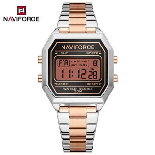 ساعت مچی زنانه نیویفورس اصل NAVIFORCE NF5063 | ساعت دیجیتال زنانه
