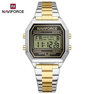 ساعت مچی زنانه نیویفورس اصل NAVIFORCE NF5063 | ساعت دیجیتال زنانه