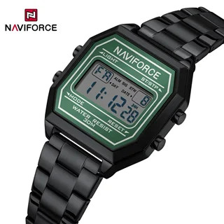 ساعت مچی زنانه نیویفورس اصل NAVIFORCE NF5063 | ساعت دیجیتال زنانه