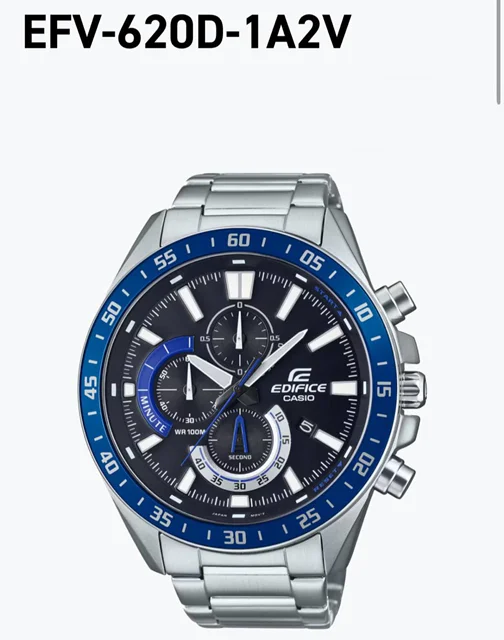ساعت کاسیو اورجینال مردانه -CASIO EDIFICE EFV  620D-1A2