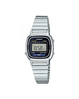 خرید ساعت مچی زنانه اورجینال کاسیو مدل CASIO LA670WA-1 | ساعت دیجیتال کلاسیک با بند استیل