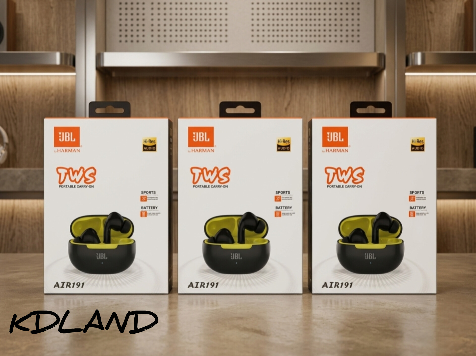 هندزفری بلوتوثی JBL مدل AIR191 TWS | ایرپاد بی‌سیم جی‌بی‌ال با صدای Hi-Res