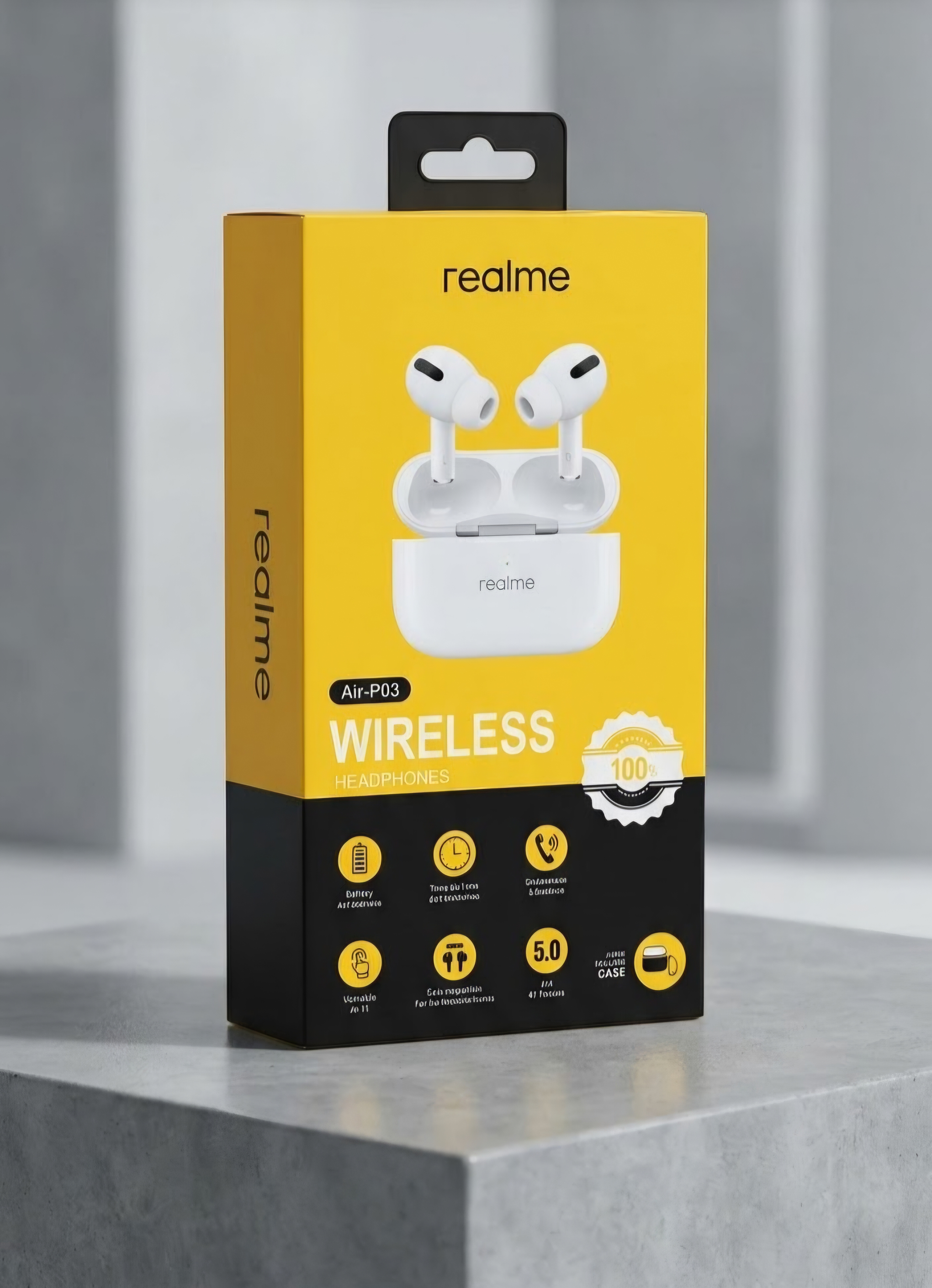 ​هندزفری بلوتوثی realme مدل Air-R03 / Air-P03 Wireless Headphones